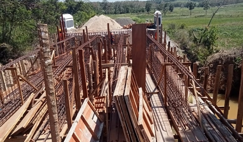 Pasca Ambruk, Jembatan Way Nibung II Waykanan Akhirnya Diperbaiki