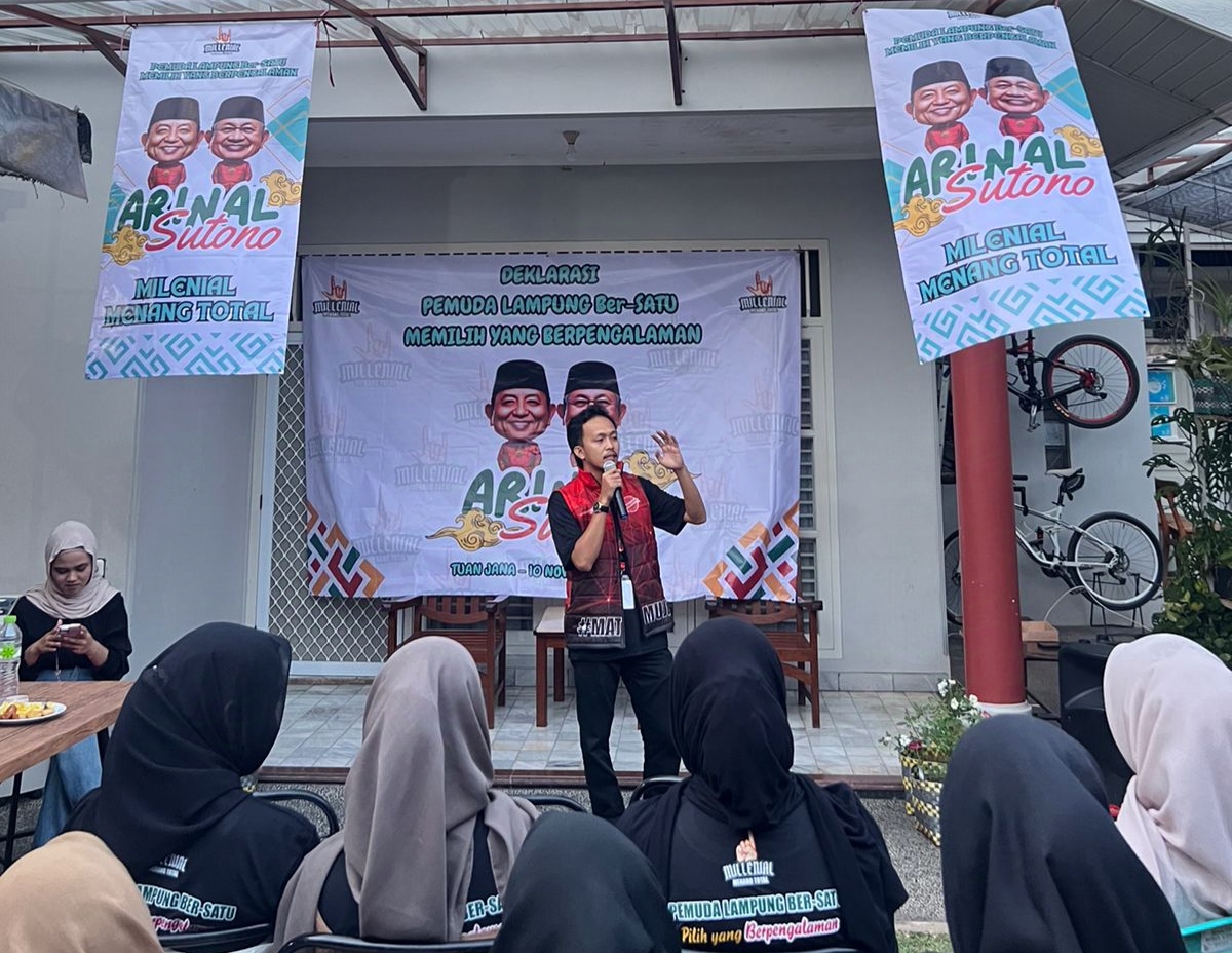 Pemuda Lampung Deklarasi Dukung Arinal-Sutono di Pilgub 2024