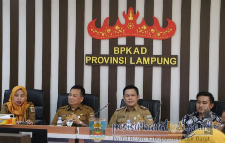 Pj Sekda Pesisir Barat Hadiri Rapat Evaluasi Raperda APBD Perubahan 2025 di Lampung