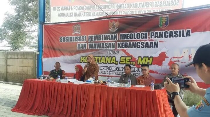 Anggota DPRD Lampung Kostiana Ajak Warga Kedaton Rawat Dan Amalkan Nilai Pancasila