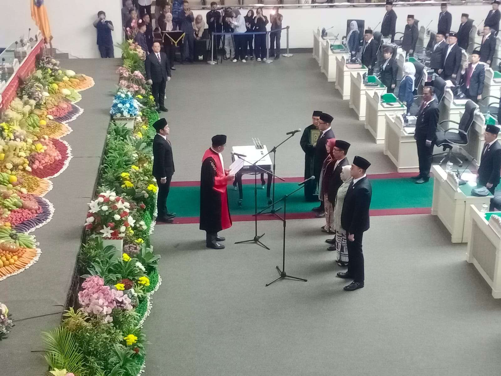 Pimpinan DPRD Lampung Masa Jabatan 2024-2029 Dilantik