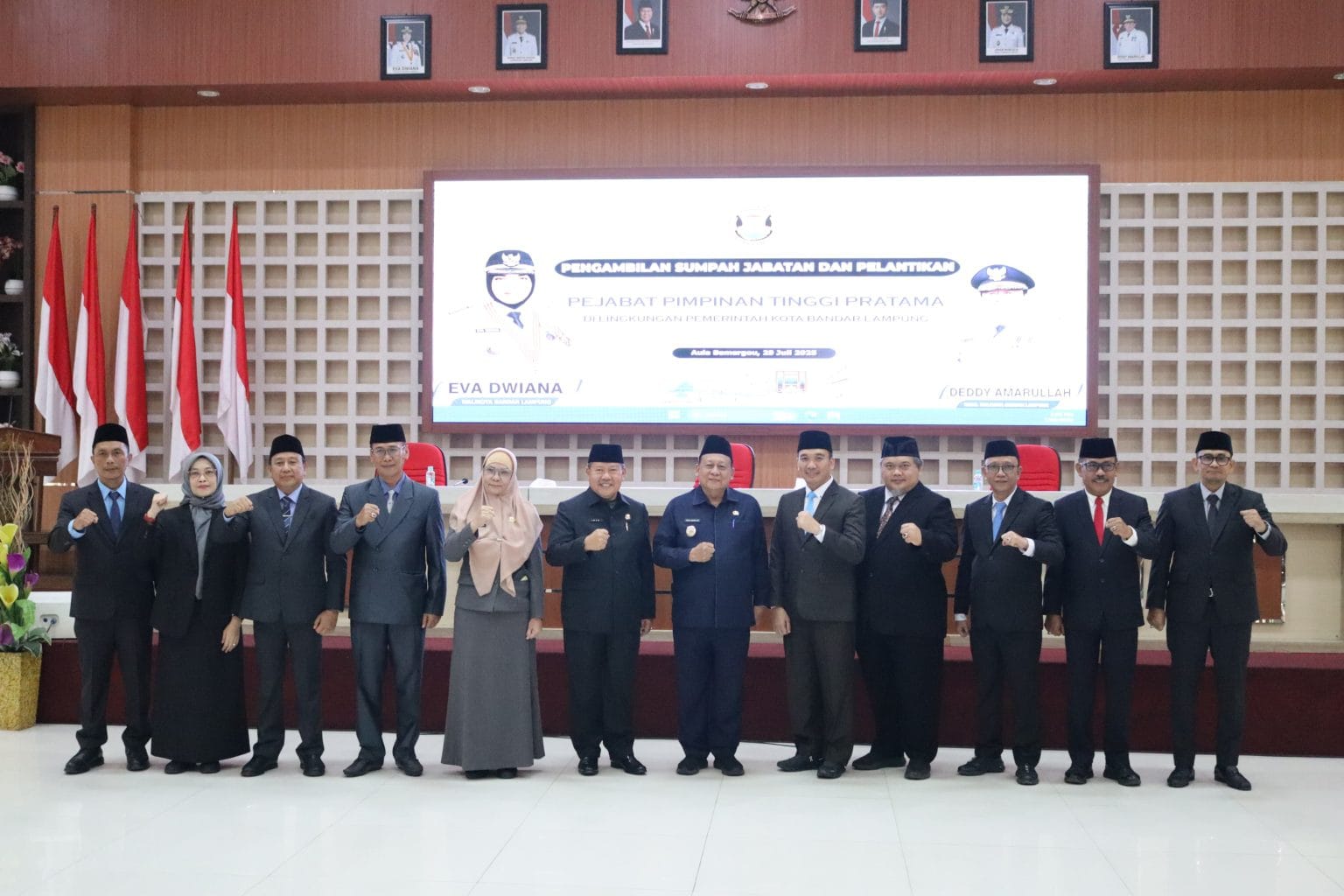 Deddy Amarullah Lantik 10 Pejabat Eselon II, Ini Daftar Lengkapnya