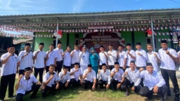 Pekon Marang Gelar Upacara Peringatan HUT Ke-80 RI, Ajak Warga Tanamkan Nilai Perjuangan