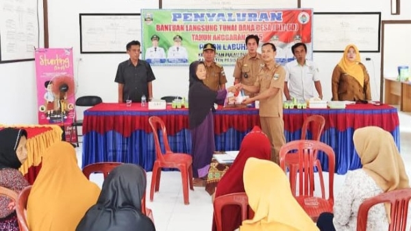 Pemerintah Pekon Pulau Labuhan Salurkan BLT-DD Tahap II