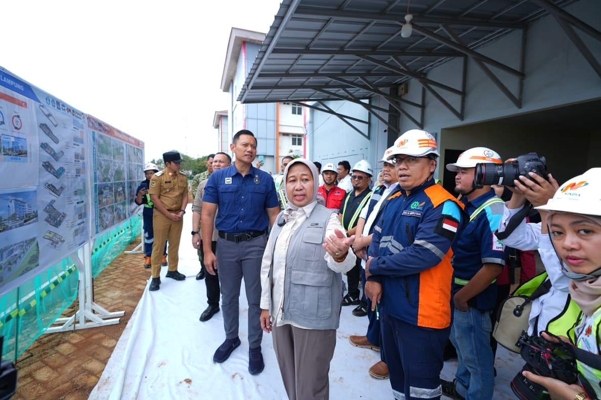 Menko Infrastruktur dan Gubernur Lampung Tinjau Progres Pembangunan RSPTN dan IRC Unila